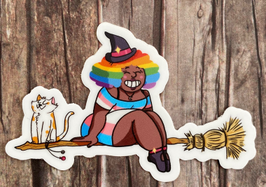 Sticker "Pride-Hexe" von Fuchskind 