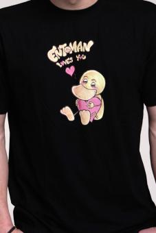 Entoman loves you T-Shirt schwarz 