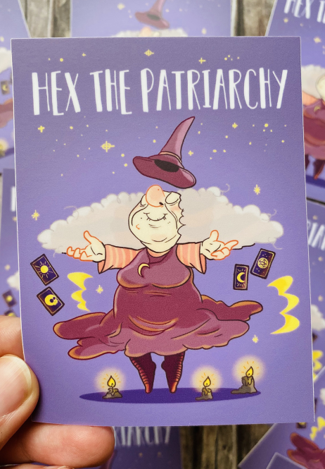 Sticker "Hex the Patriarchy" – von Fuchskind 