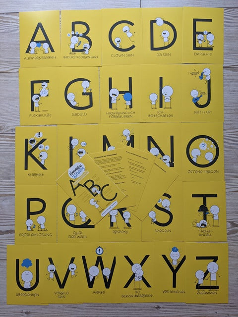 ABC "Kommunikation mit Kindern" Kartenset plus Poster, von Schlogger 