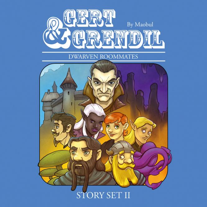 Gert & Grendil - Dwarven Roommates Advanced Story Set – Limited Edition mit Emaille-Pin – Mario Bühling 