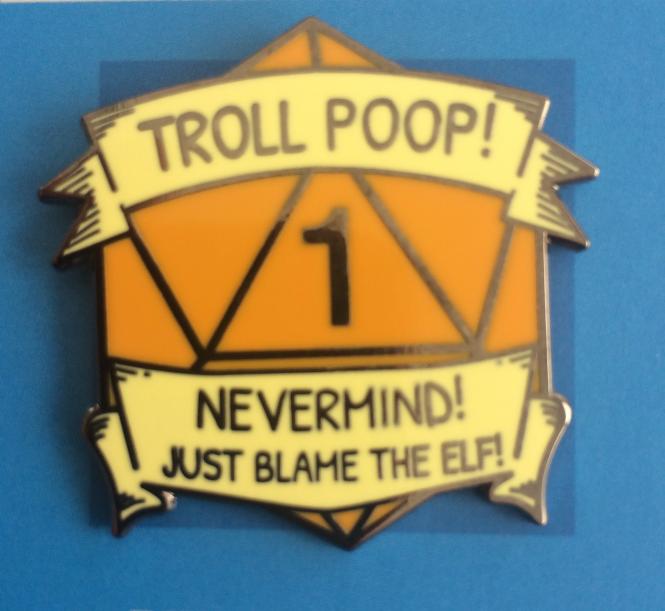 Gert & Grendil Dwarven Pin II – "Troll Poop" 
