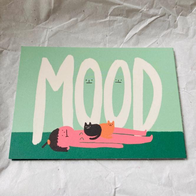 Postkarte "Mood" von Slinga 