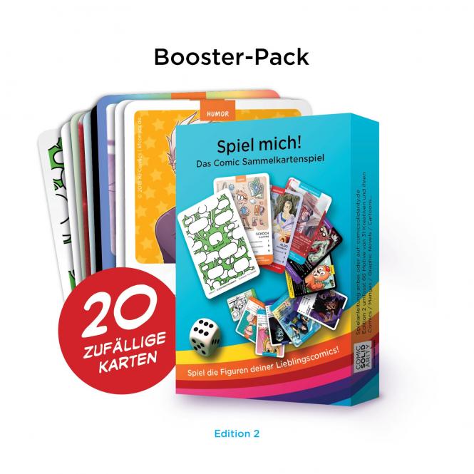Spiel Mich! Edition 2 – Boosterpack mit 20 zufälligen Karten – jetzt erhältlich! 